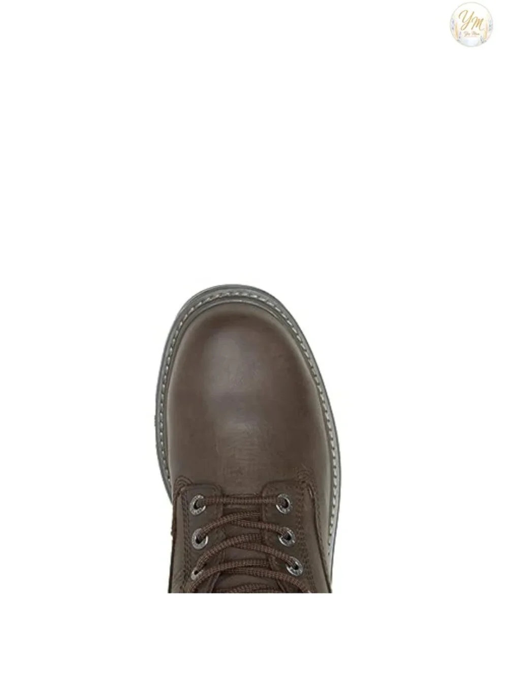 Waterproof Leather Industrial Work Boots, Lace-Up, Steel Toe, Comfortable for